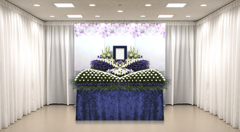 家族葬のつばさ選べる生花祭壇8
