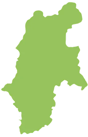 長野県のマップ