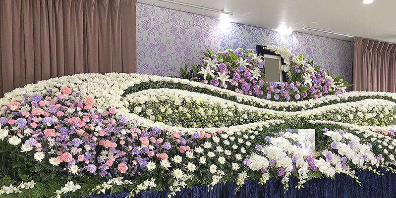家族葬のつばさ 花祭壇